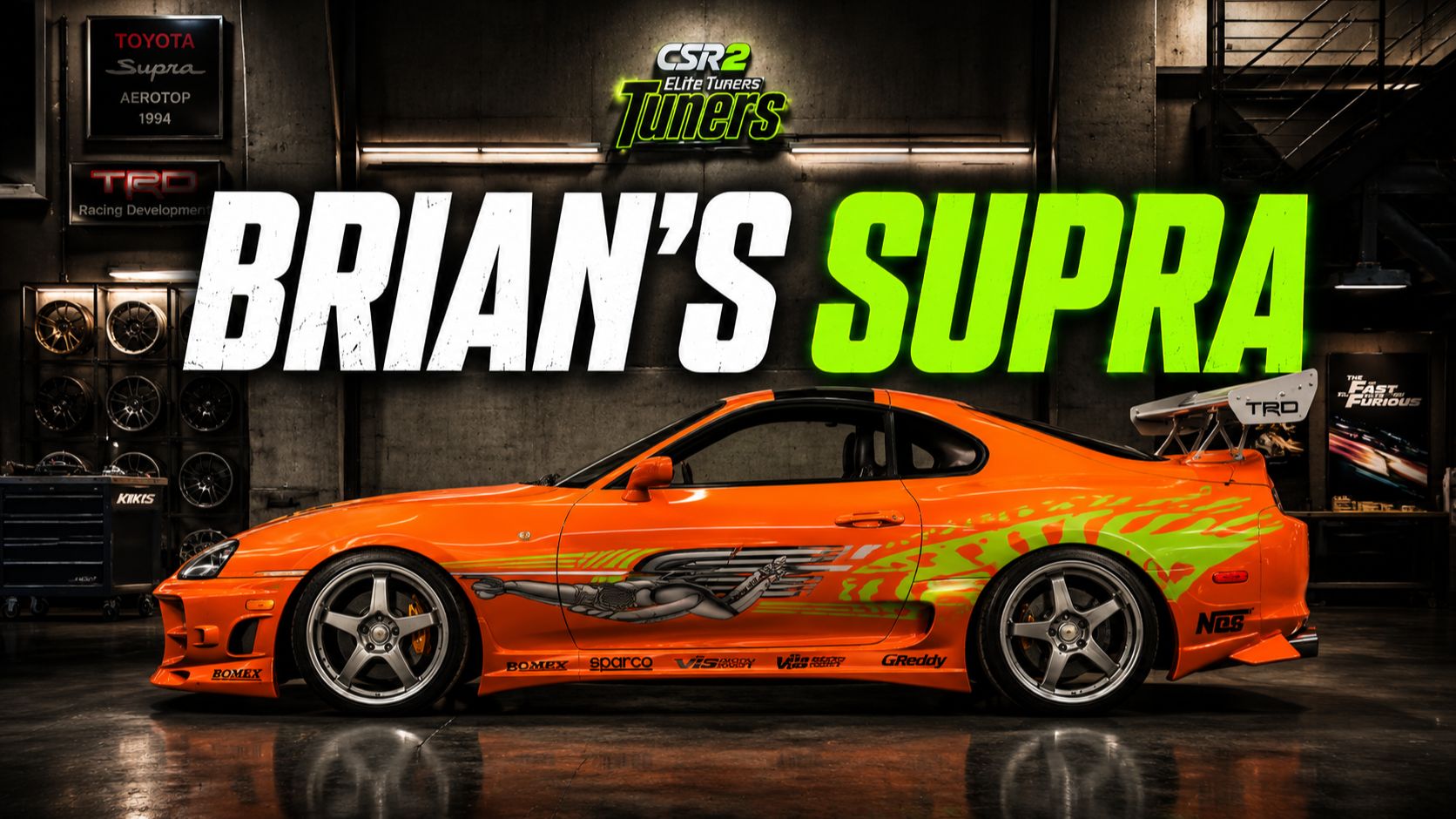 TOYOTA SUPRA КУЛЬТОВЫЙ JDM МОНСТР ИЗ ФОРСАЖА В CSR2!