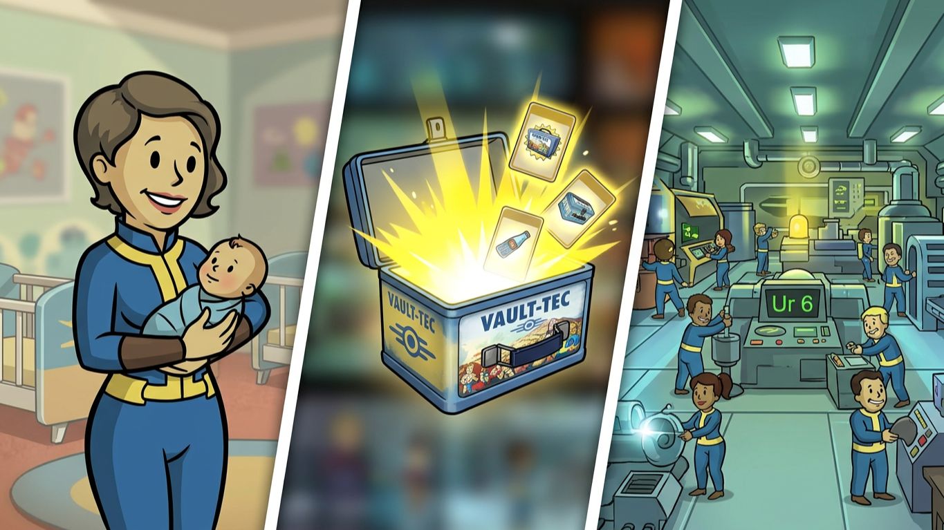 Жизнь в Fallout Shelter: дети, боксы и расширение