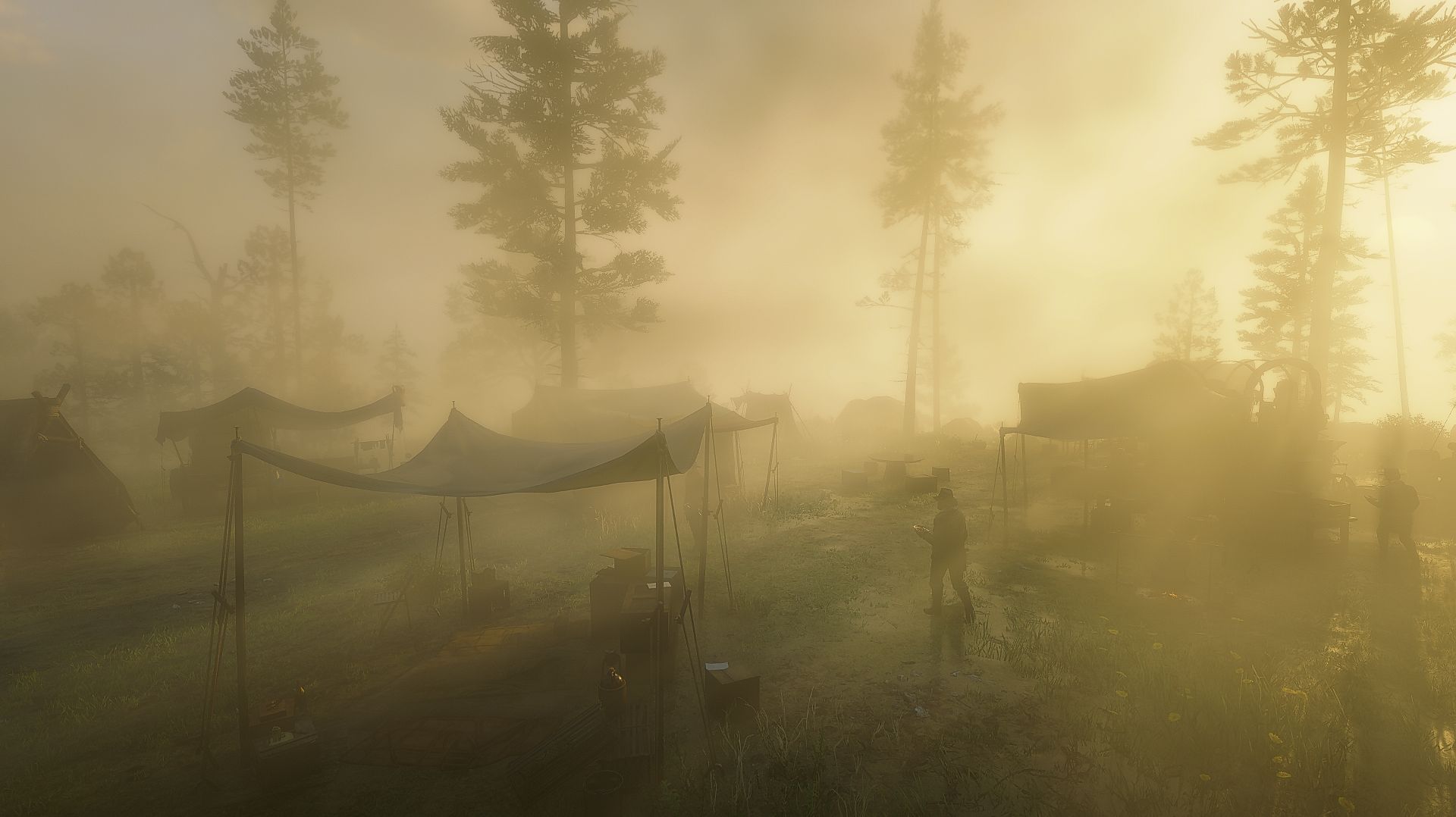 Red Dead Redemption 2 лагерь