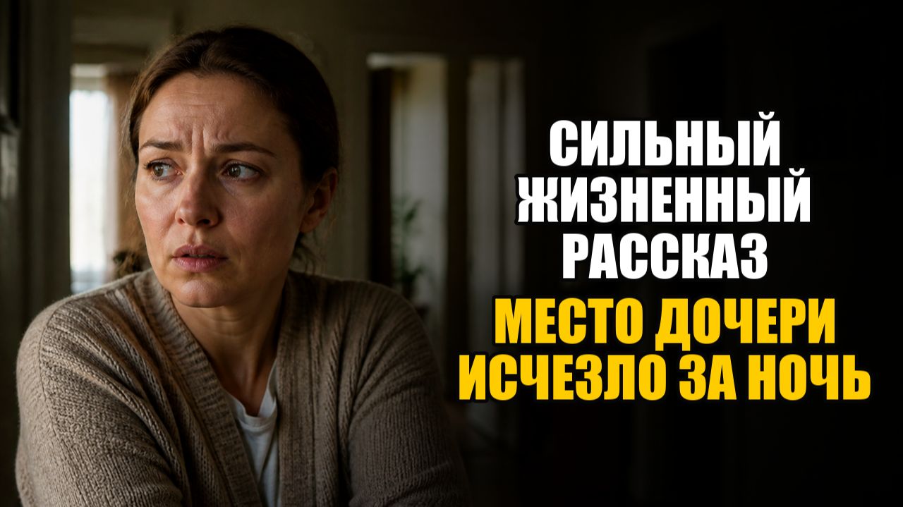 ЭТОТ ЖИЗНЕННЫЙ РАССКАЗ НЕ ОСТАВИТ ВАС РАВНОДУШНЫМИ место дочери исчезло за ночь