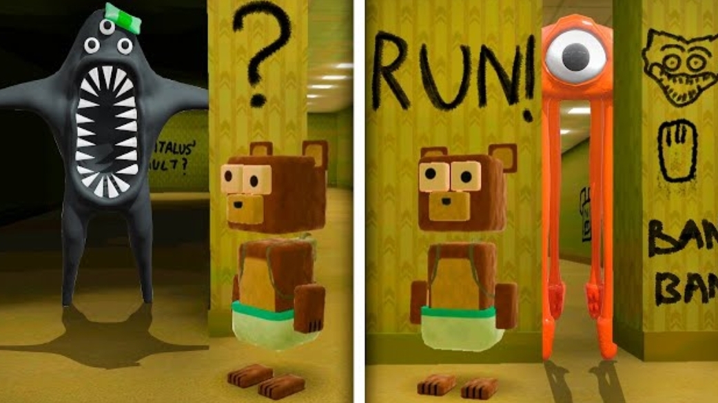 Новый сад Банбана 3: Монстры в подсобных помещениях - Прохождение игры Super Bear Adventure