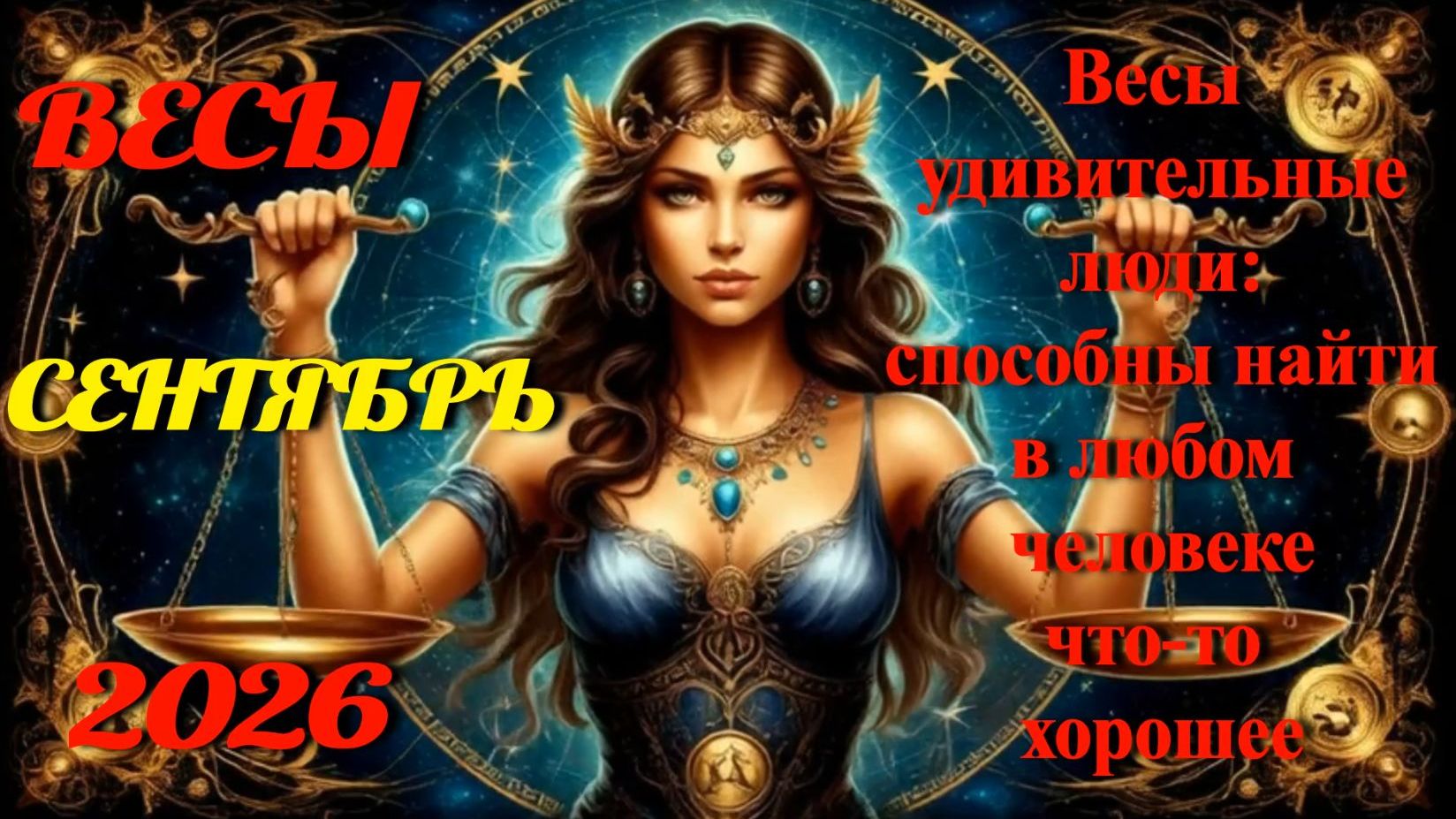 Весы. Гороскоп на сентябрь 2026.