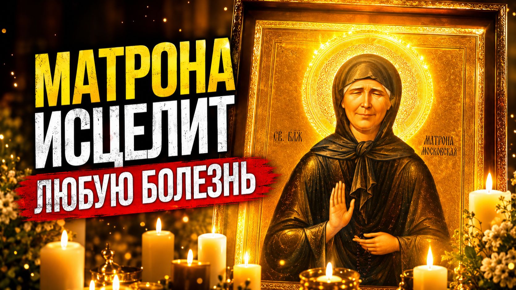 Молитва Матроне об исцелении: самая сильная молитва о здоровье от всех болезней