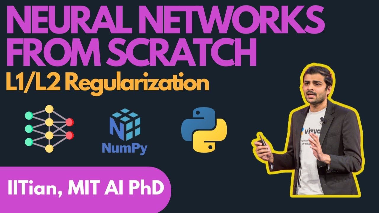 30) Lecture 30 - L1 L2 Regularization To Avoid Neural Network Overfitting