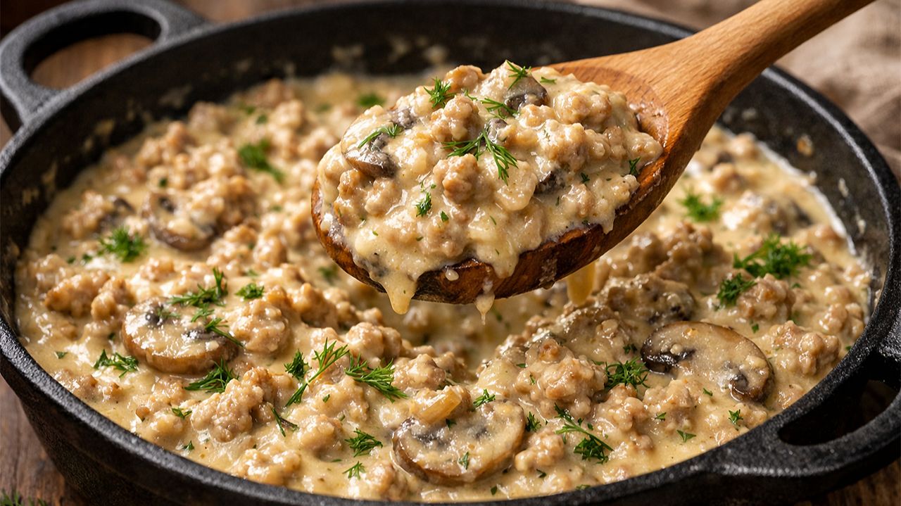 Я готовлю это постоянно  Только говяжий фарш а вкус как в ресторане!