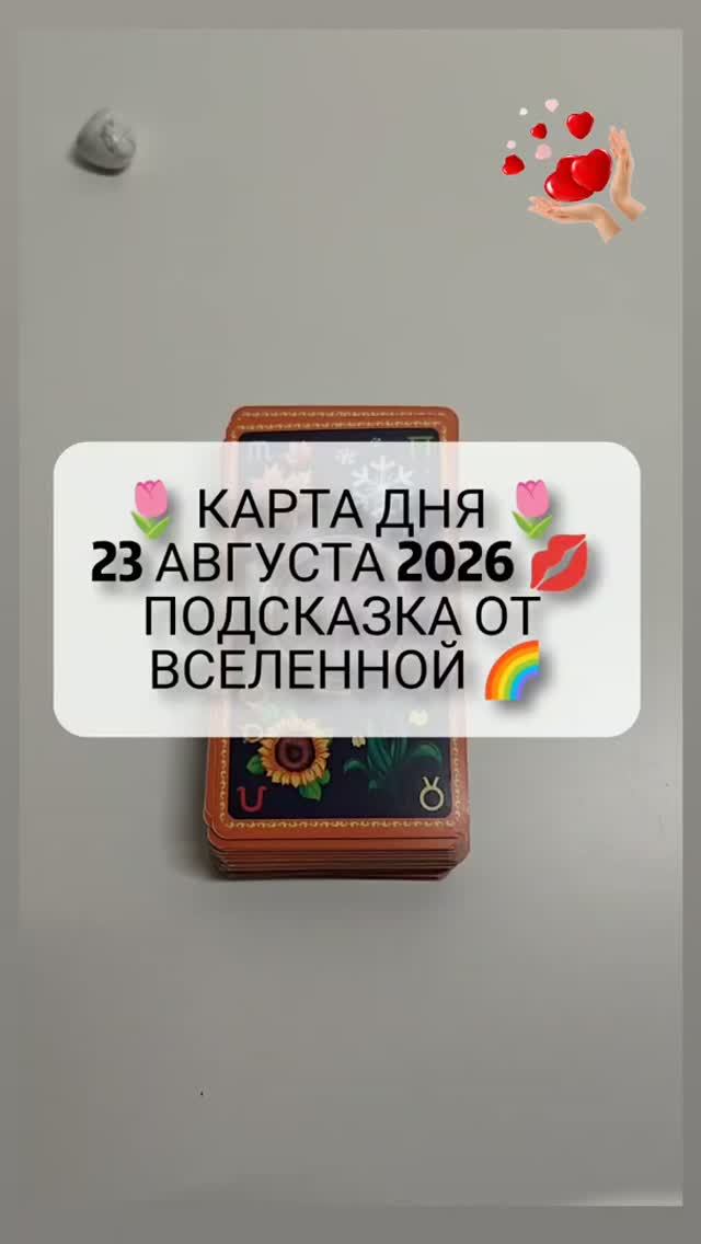 🌷 КАРТА ДНЯ 🌷 23 АВГУСТА 2026 💋 ПОДСКАЗКА ОТ ВСЕЛЕННОЙ 🌈