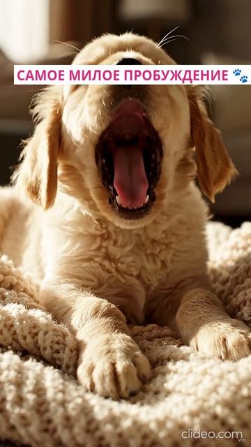 Самое милое пробуждение 🐾
