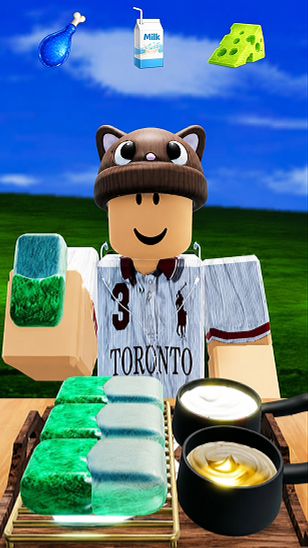 🥬 ASMR Мукбанг с едой в одном цвете в Роблокс #roblox