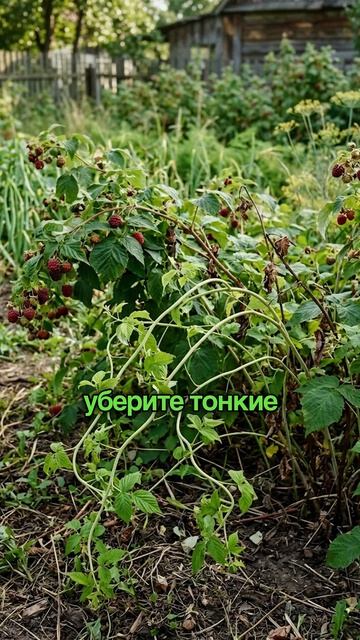 Как ухаживать за малиной в конце августа после сбора урожая?