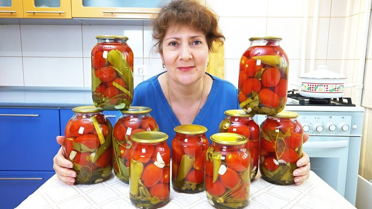 🍅Маринованные ПОМИДОРЫ на зиму. Самый Вкусный Рецепт!!!👍