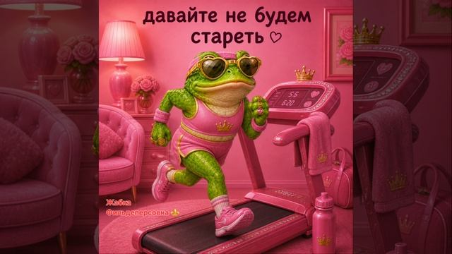 Жабка Фильдеперсовна ⚜️ песня,, давайте не будем стареть,,. Перешлите подруге для настроения.
