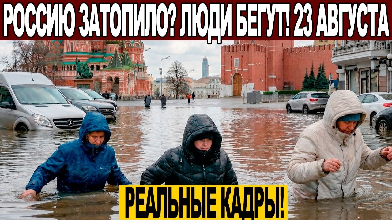23 августа❗ РОССИЮ ТОПИТ❗ Ушла под воду за час❗ Наводнения бьют по всему миру — от Японии до Америки
