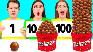 100 Слоев Еды Челлендж _ Кухонные Лайфхаки и Рецепты
