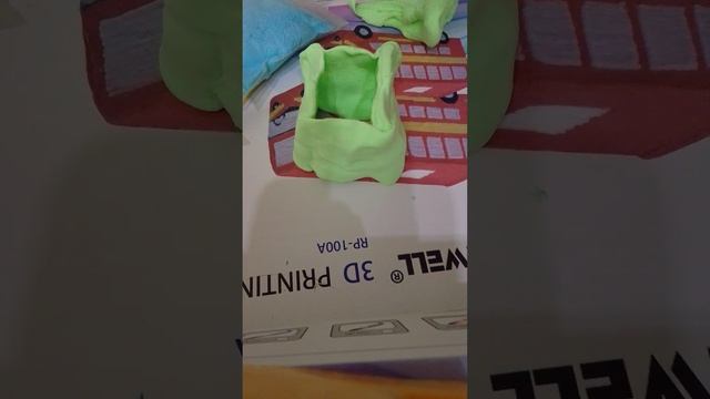 делаю дом из воздушного пластелина