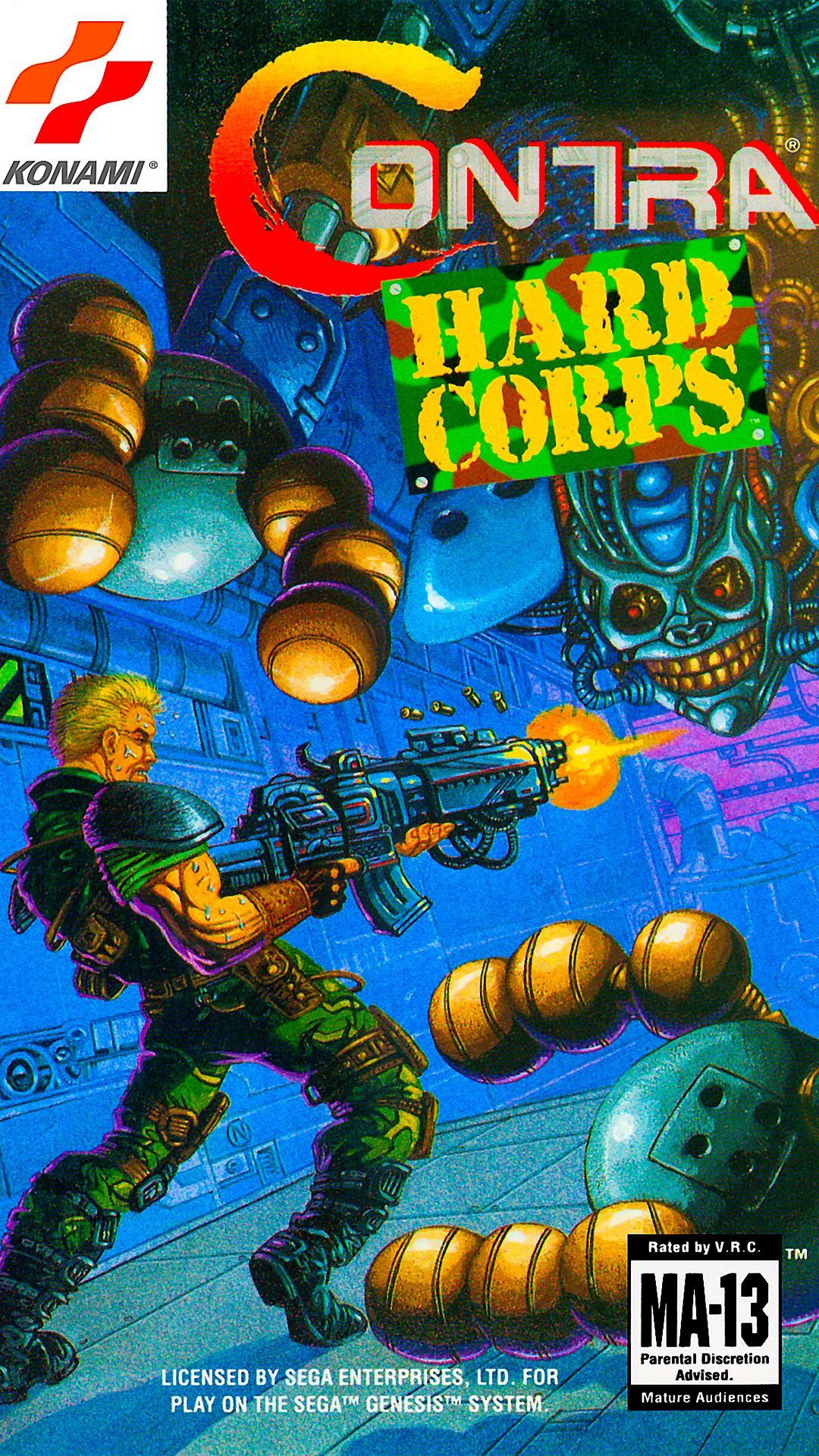 Защита лаборатории Contra Hard Corps Sega
