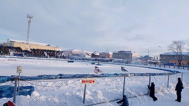 9 заезд 1 день Отборочные соревнования по мотогонкам на льду Шадринск 27.12.2025 #спидвей