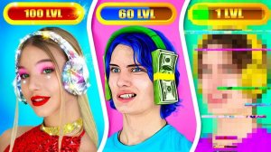 Богатый VS Бедный VS Ультра Богатый Геймер # Как Стать Популярным Геймером в Реальной Жизни