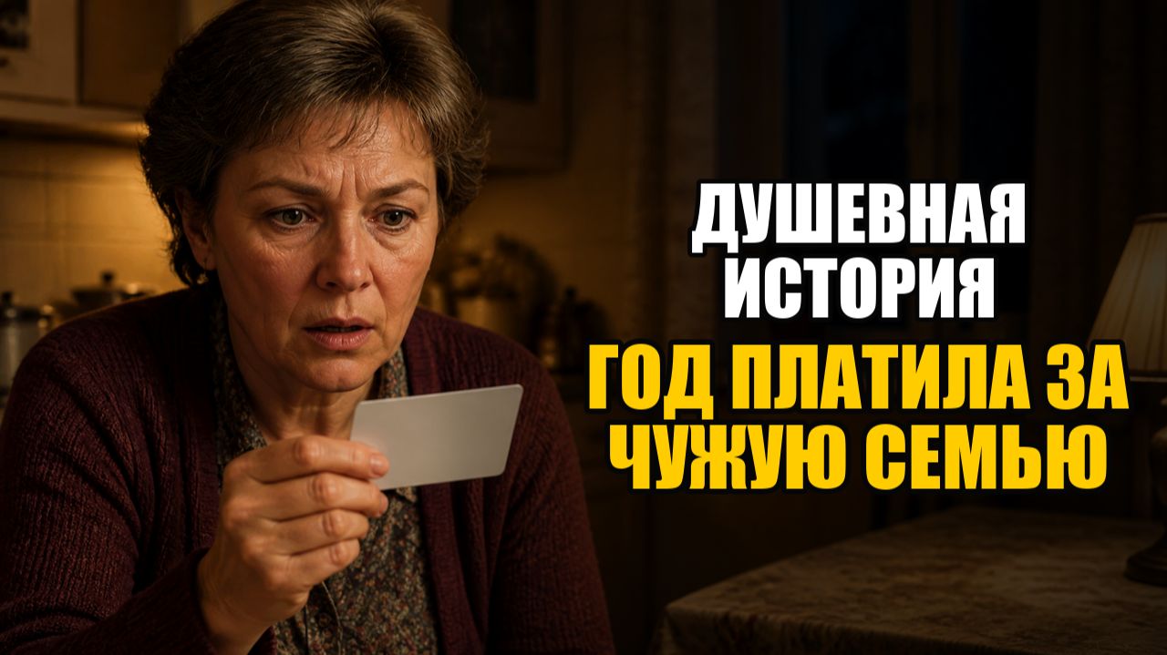 ЭТУ ИСТОРИЮ НУЖНО УСЛЫШАТЬ ДО КОНЦА год платила за чужую семью
