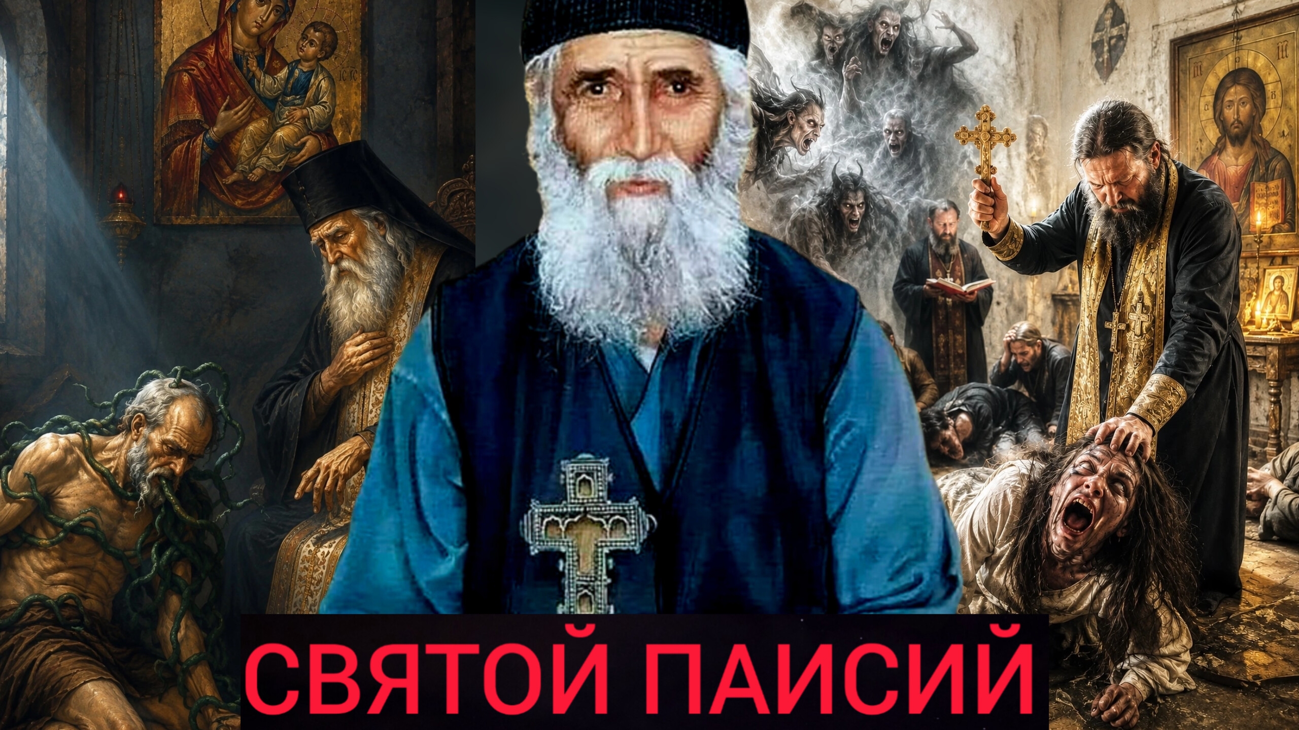 БЕСНОВАТЫЕ МУЧАЮТСЯ ДЛЯ ТОГО,ЧТОБЫ ВЗЯЛИСЬ ЗА УМ ДРУГИЕ..СВЯТОЙ СТАРЕЦ ПАИСИЙ СВЯТОГОРЕЦ