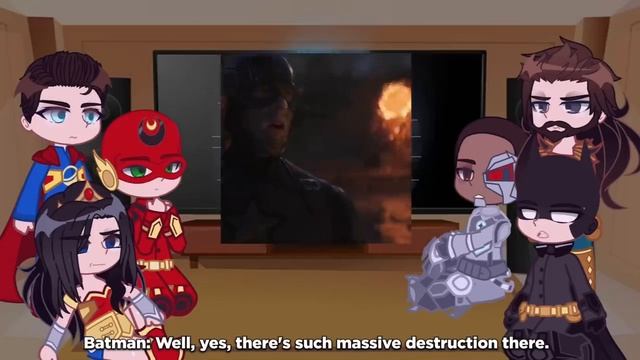 📹Justice League React To Avengers // DC X Marvel //