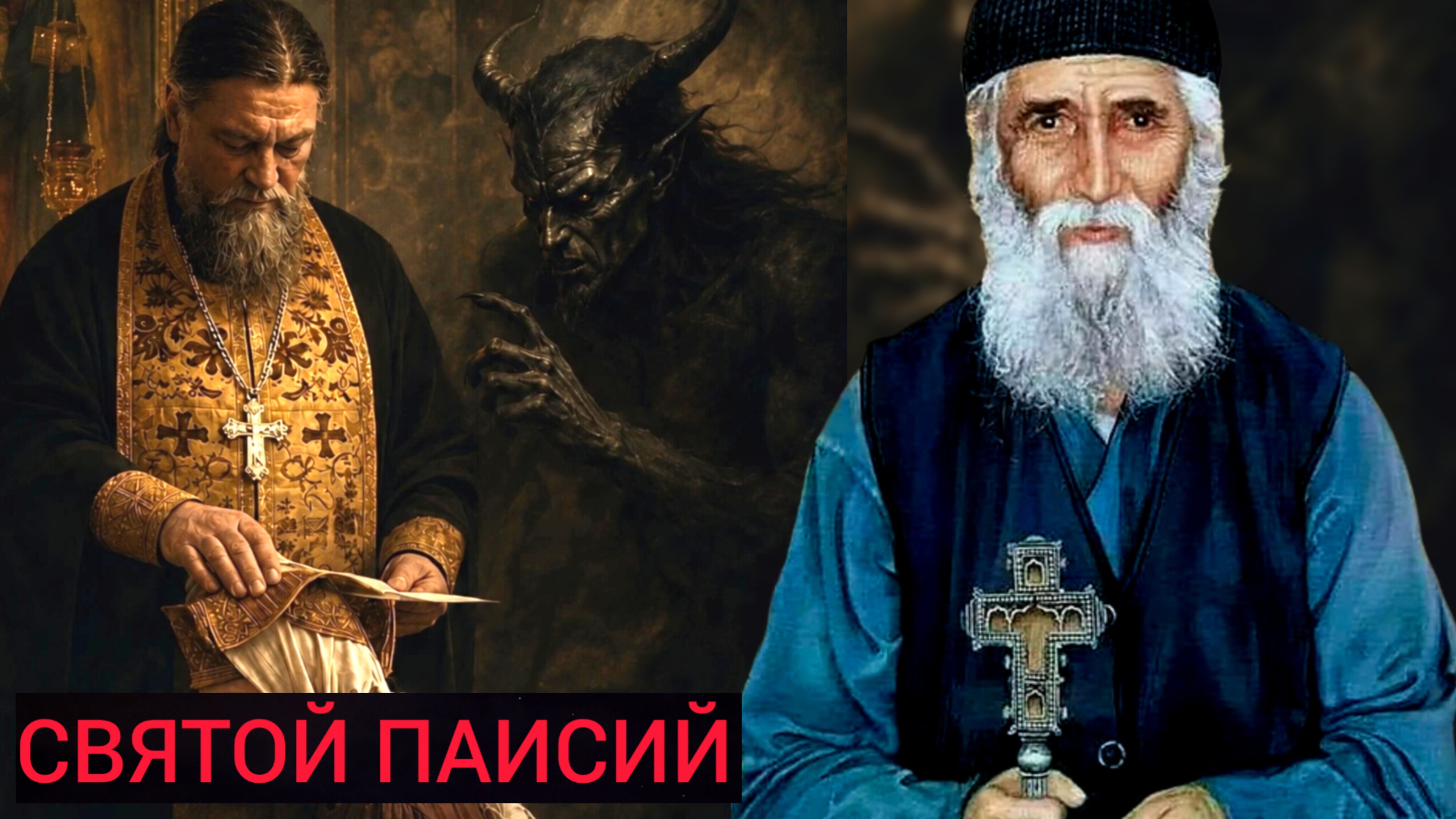 РАССКАЖУ ВАМ ОБ АДСКОЙ МУКЕ И О БЕСАХ,ДЛЯ ТОГО ЧТОБЫ ВЫ ЗНАЛИ,С КЕМ МЫ ВЕДЕМ БРАНЬ..СТАРЕЦ ПАИСИЙ