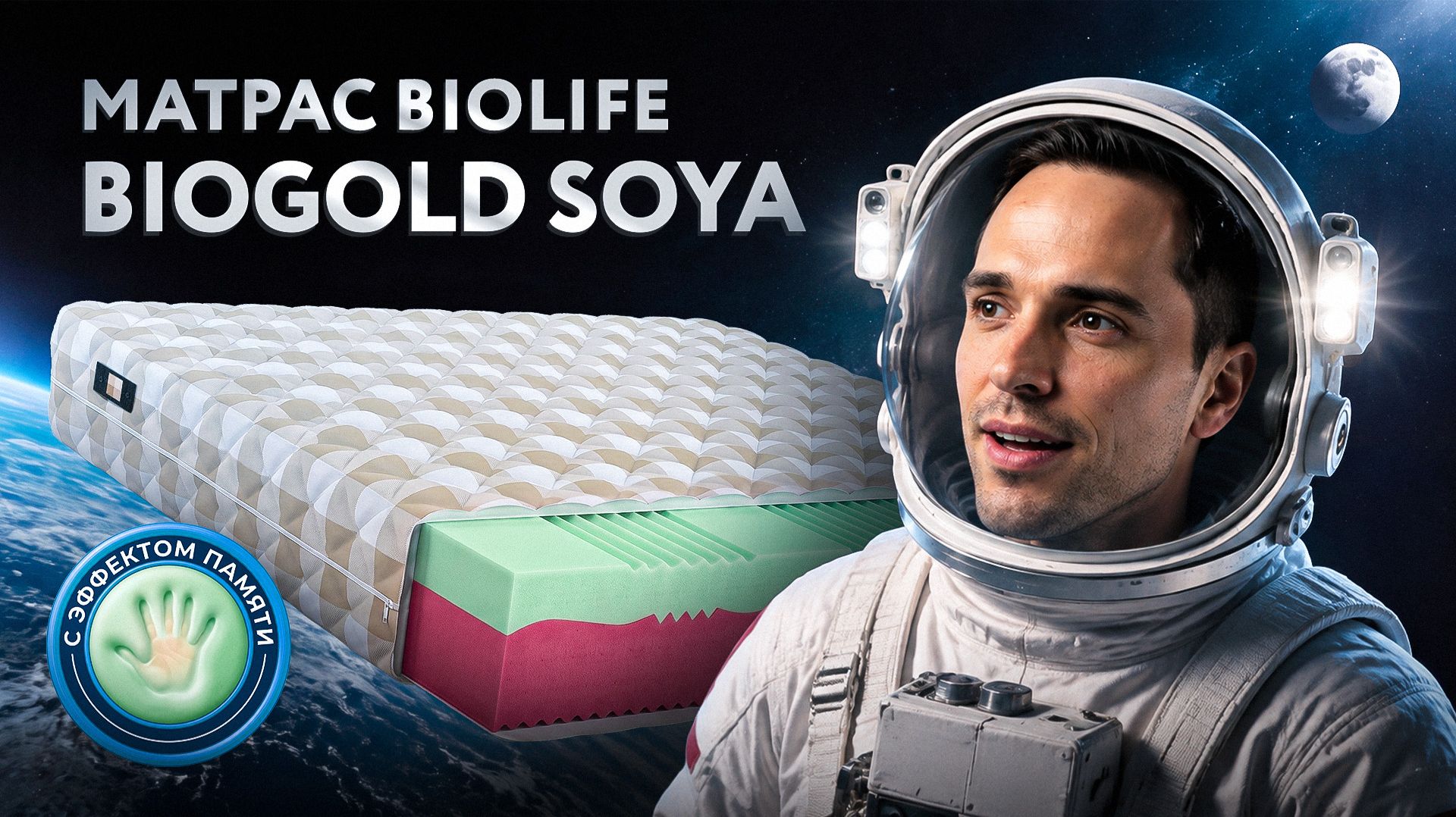 Беспружинный испанский матрас BioGold Soya от Mr.Mattress