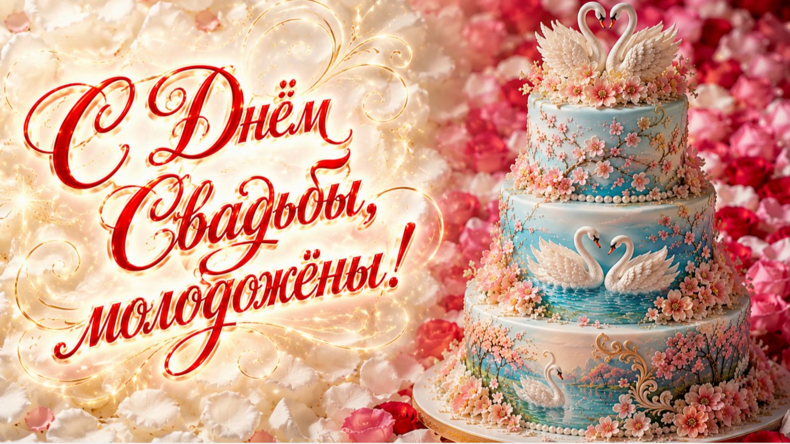 С Днём Свадьбы! ❤️ Красивая песня -поздравление молодожёнам на свадьбу