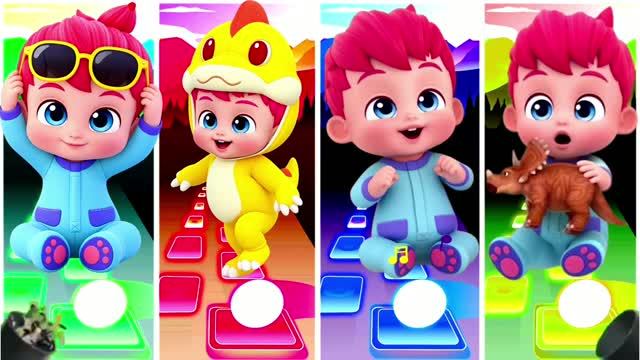 МУЛЬТИКИ Бебефин и четыре друга 🌟 Веселая ИГРА и музыкальные прыжки