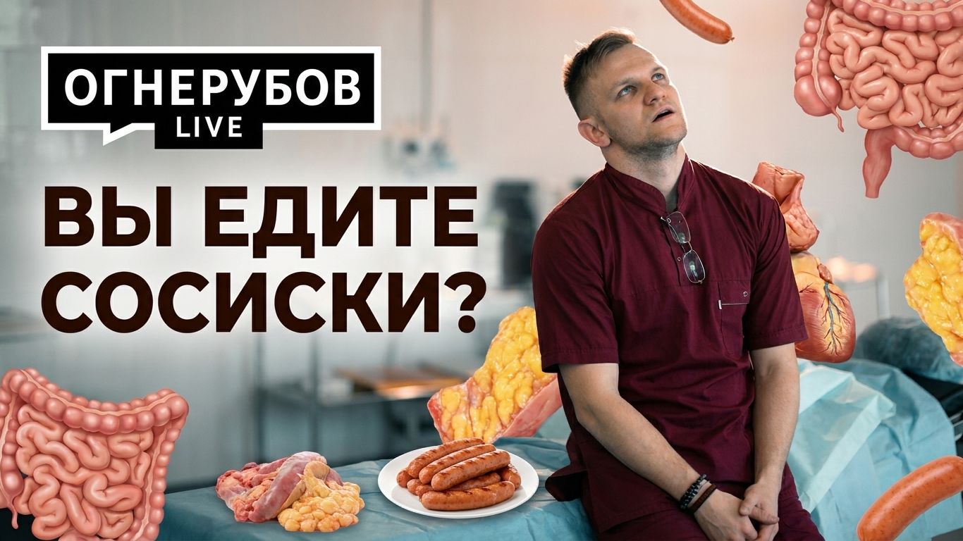 Он не курил. Давление в норме. Холестерин в норме. Его убивала колбаса с хлебом каждый день