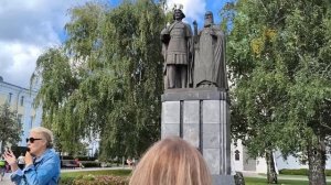 Встреча с Людмилой, захоронение Кузьми Минина Нижний Новгород 22.08.26.