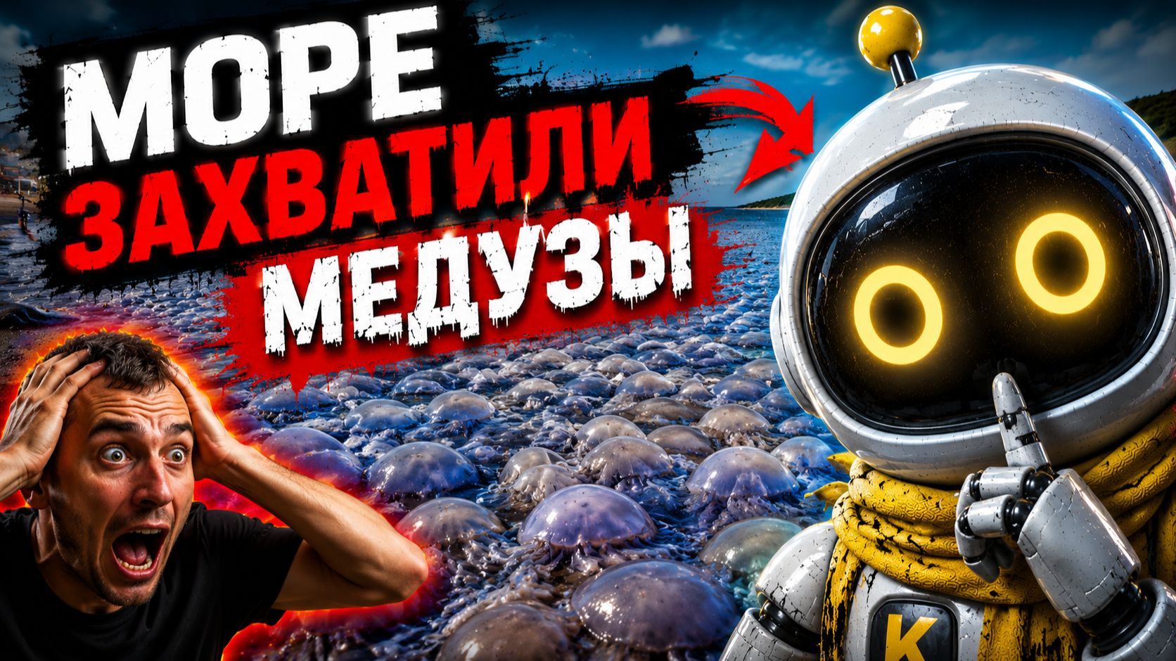 МЕДУЗЫ ЗАХВАТЫВАЮТ МОРЕ