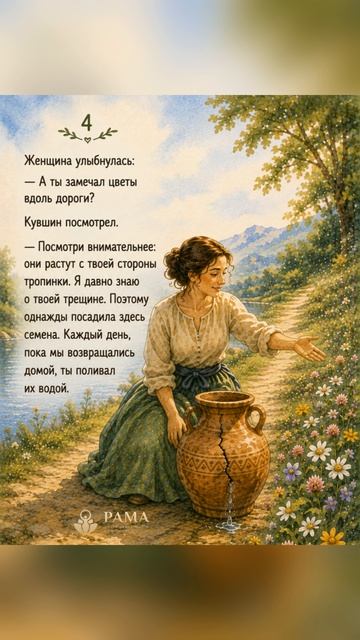 СКАЗКА-ПРИТЧА ТРЕЩИНА В КУВШИНЕ