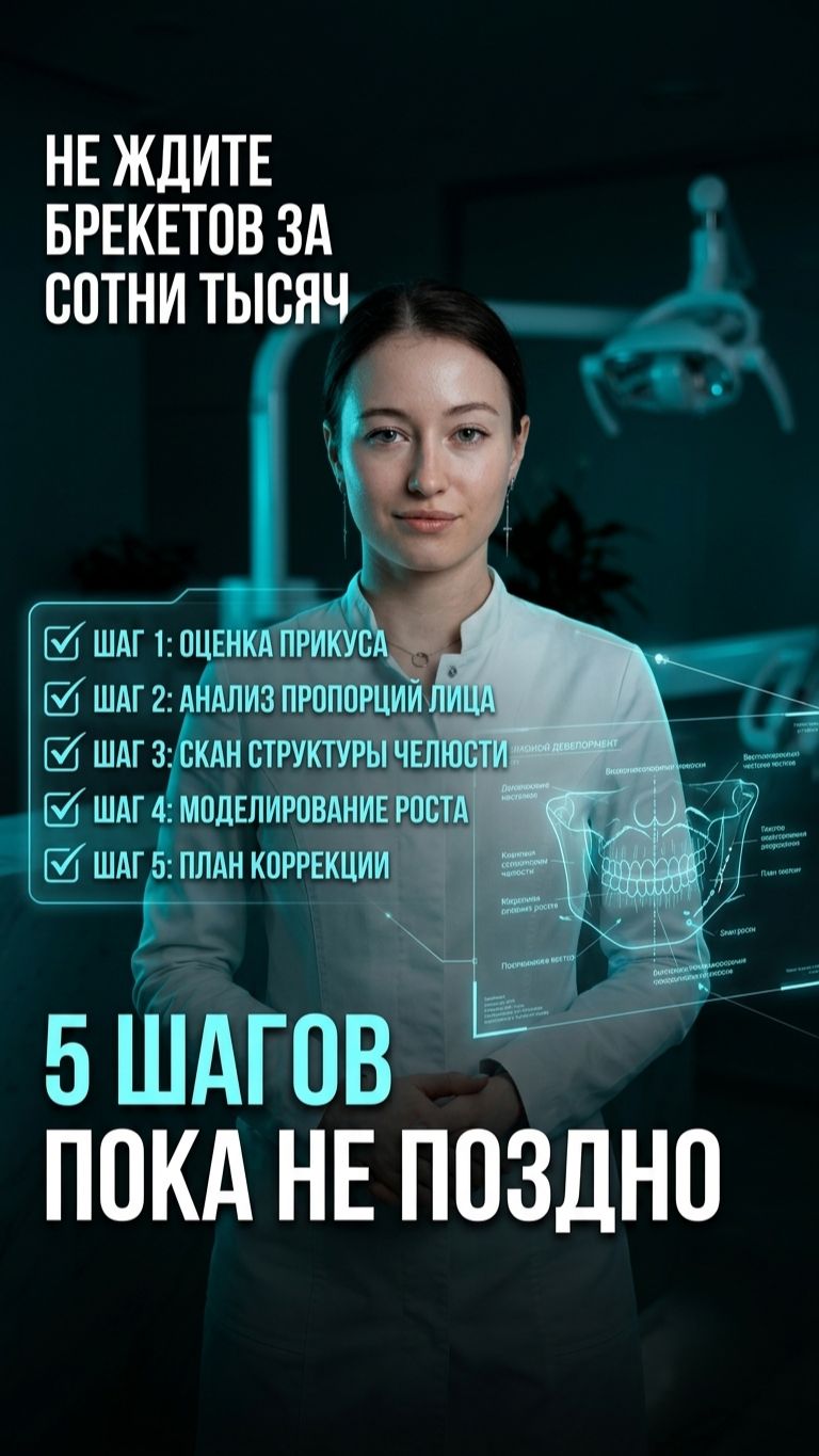 🦷 Брекеты — 100+ тыс. А можно раньше и дешевле!
