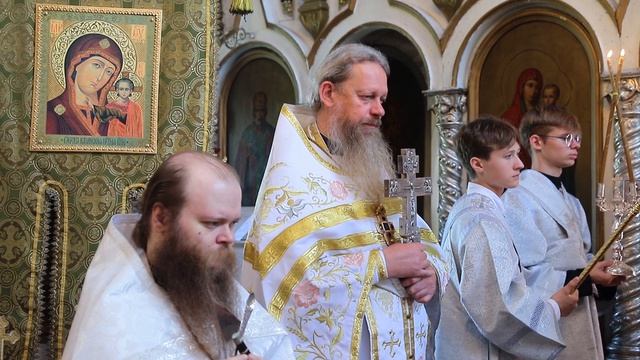 Архиерейское богослужение в Архангельском храме Пронска в год его 210-летия. 2026 г.