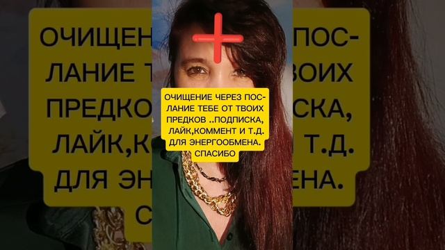ОЧИЩЕНИЕ ЧЕРЕЗ ПОСЛАНИЕ  ТЕБЕ ОТ ТВОИХ ДУХОВ РОДА