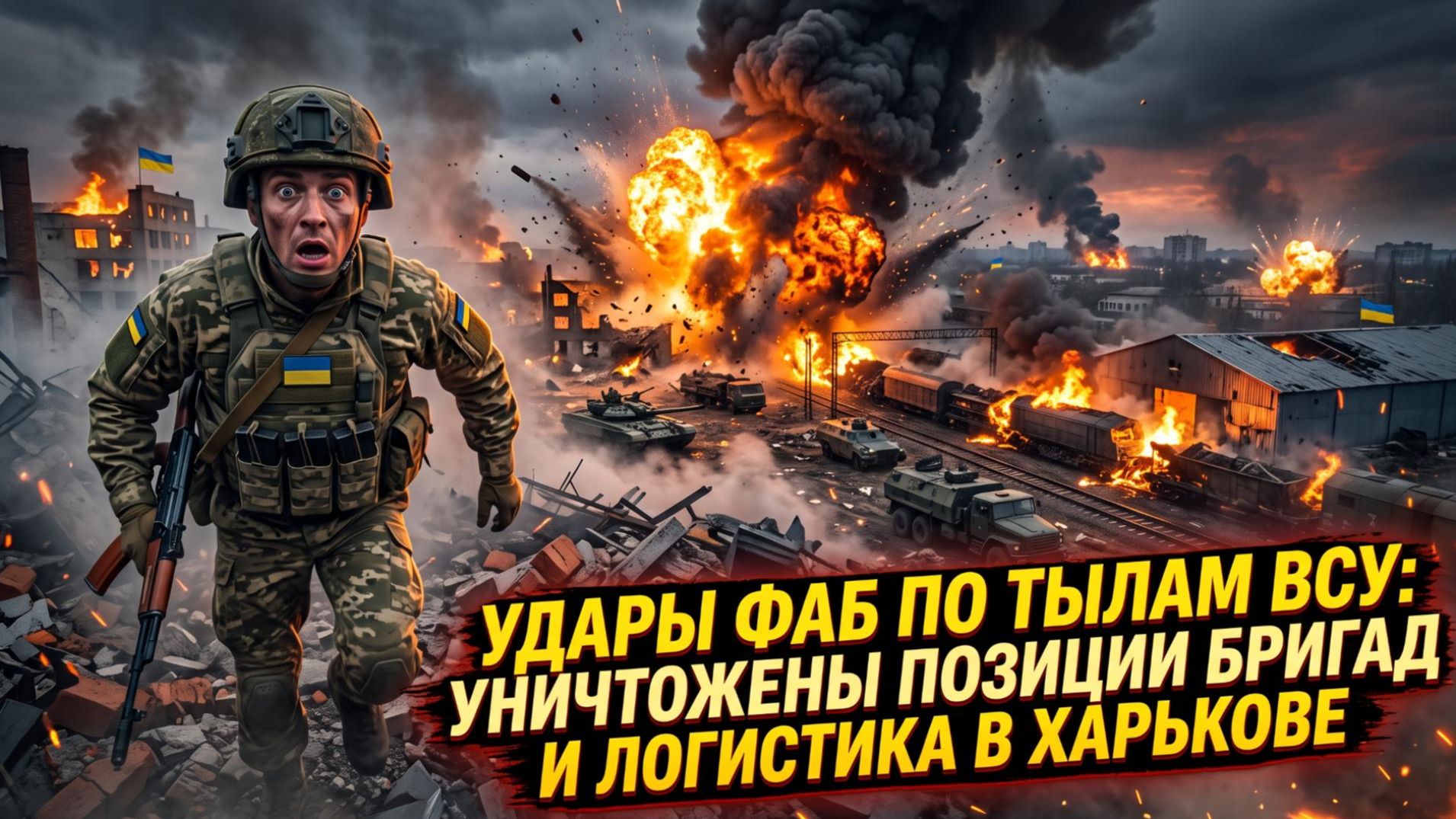 🚀 Удары ФАБ по тылам ВСУ: уничтожены позиции бригад и логистика в Харькове