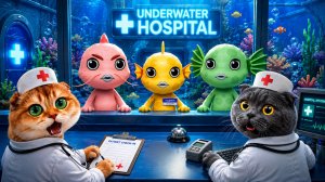 НОВАЯ ПОДВОДНАЯ АНОМАЛИЯ. СПАСАЮ ПАЦИЕНТОВ с ПЕРСИКОМ в РОБЛОКС - ANIMAL HOSPITAL ROBLOX - 1 часть