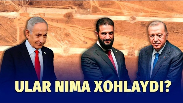 🍿 Turkiya Va Isroil Manfaatlari Suriyada Toʻqnashmoqda