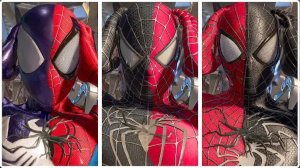Spider-Man Black Suit Transformation With Different Suits | Marvel's Spider-Man 2