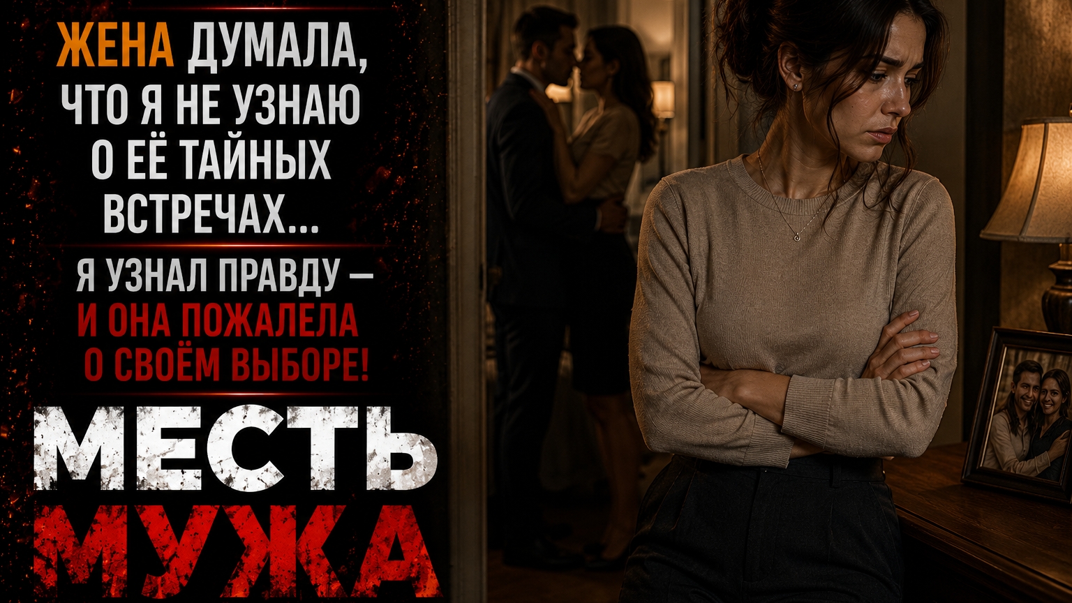 ЖЕНА НЕ ДУМАЛА, ЧТО МУЖ УЗНАЕТ.....МЕСТЬ МУЖА