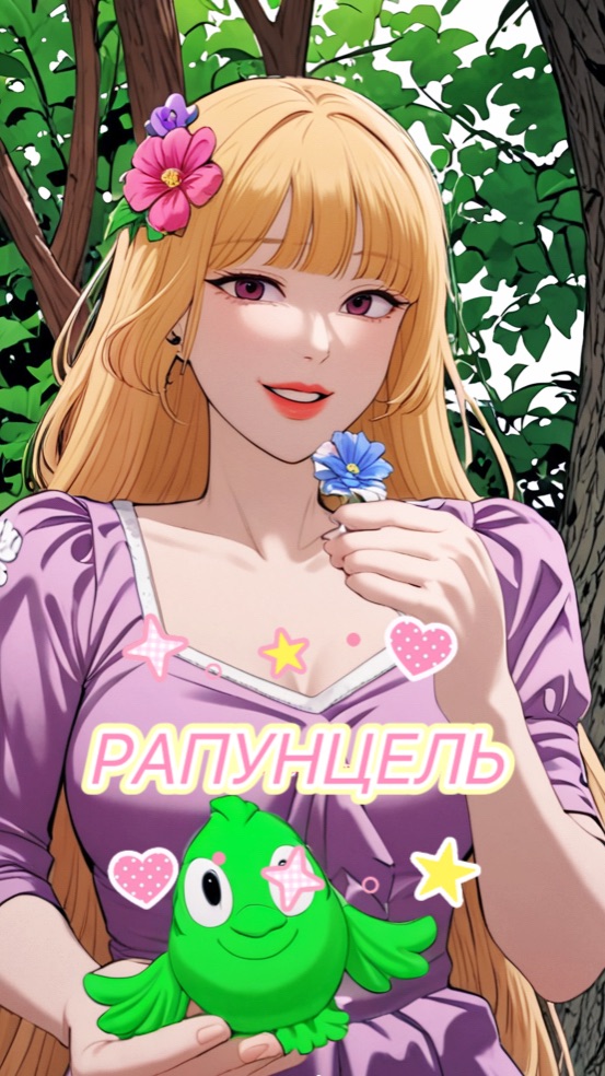 АСМР РАПУНЦЕЛЬ 🩷🌸🥰
