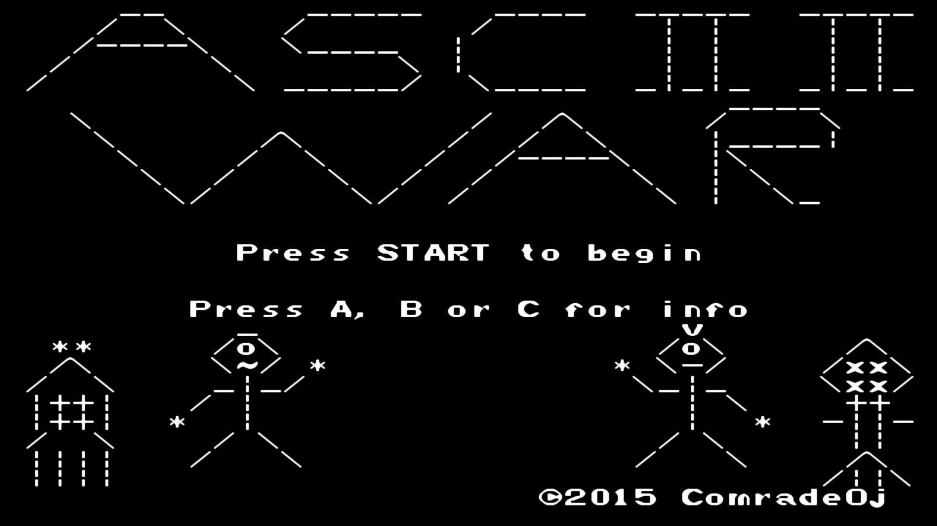 ASCII WAR (ComradeOj) SEGA►ТОЧКА ТОЧКА ЧЕРТОЧКА📏📏📏