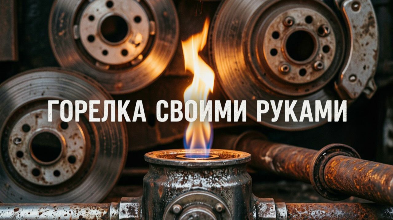ГОРЕЛКА НА МАСЛЕ СВОИМИ РУКАМИ 🔥
