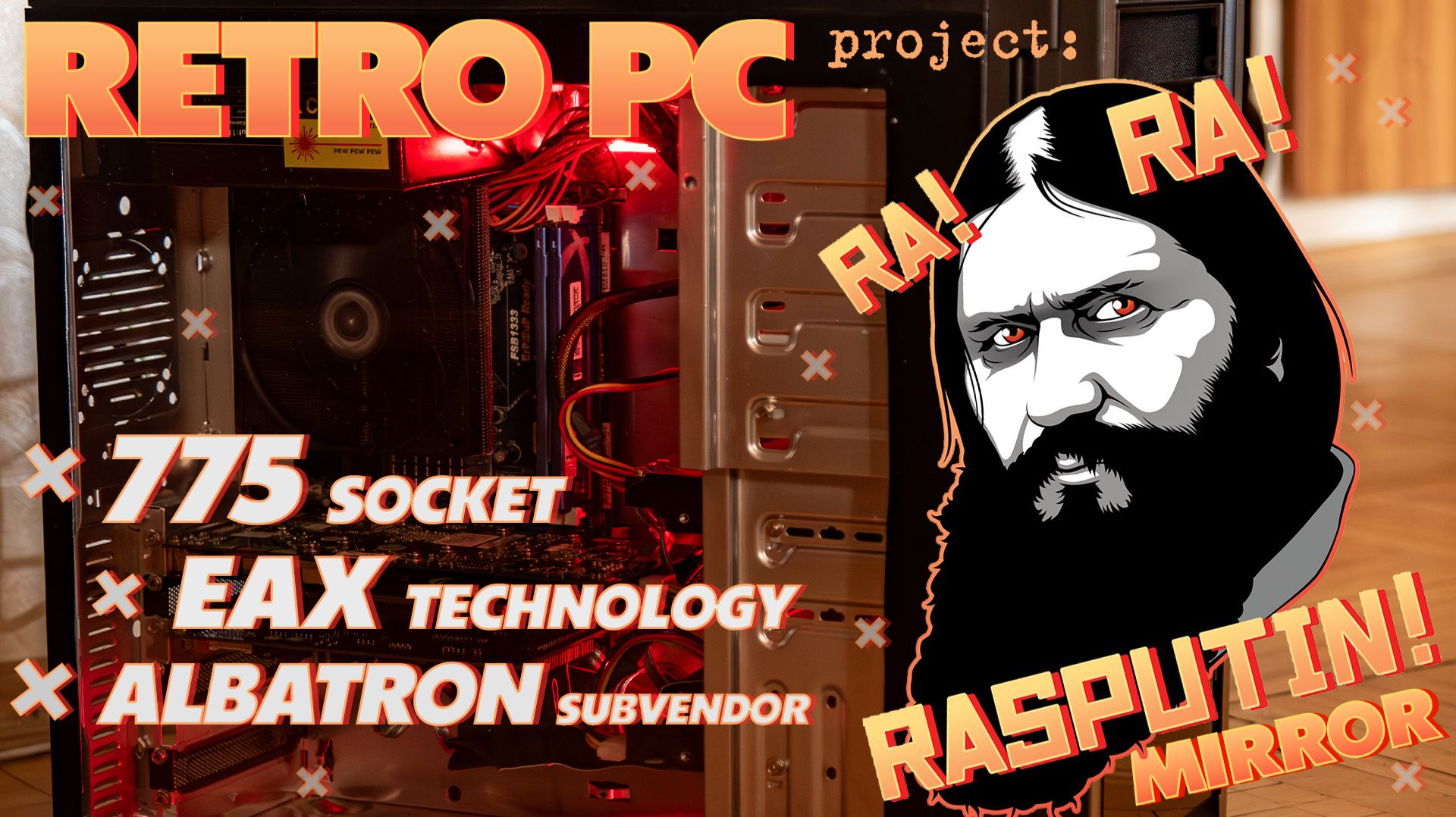 Сборка ретро компа с 9600 Albatron и SB Audigy