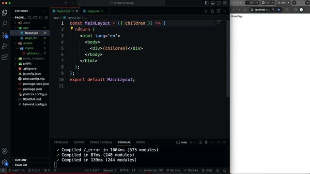 7. Layout, Homepage & Metadata