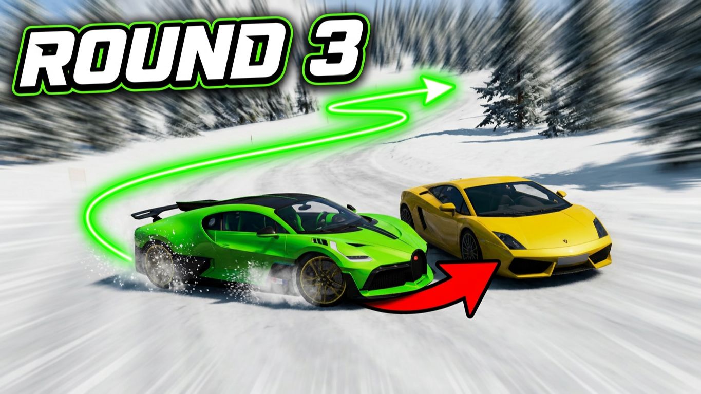 ROUND 3/LAMBORGINI GALARDO VS BUGATTI DIVO /SUPERCAR CRASH CHAMPIONSHIP BEAMNG DRIVE/