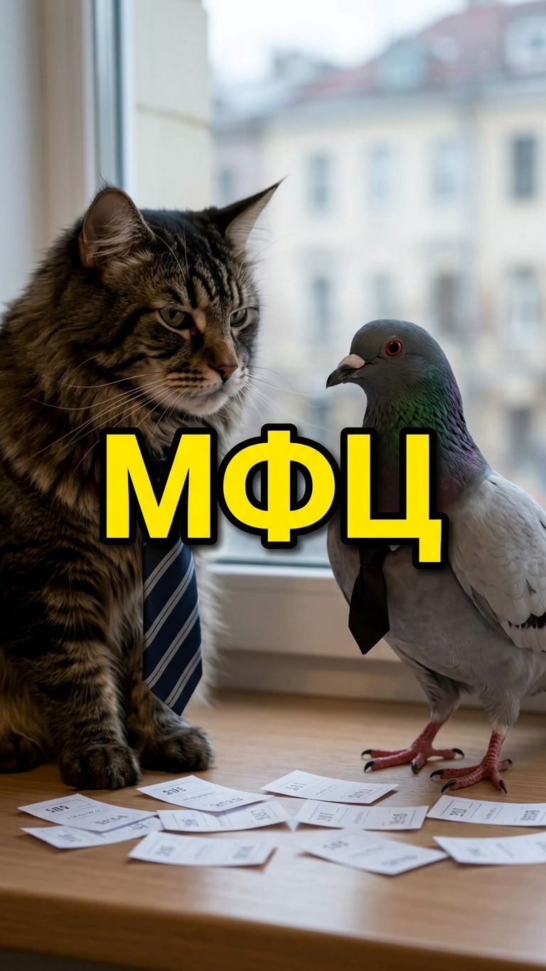 Короче: голубь открыл МФЦ на подоконнике 😾 #короче #shorts