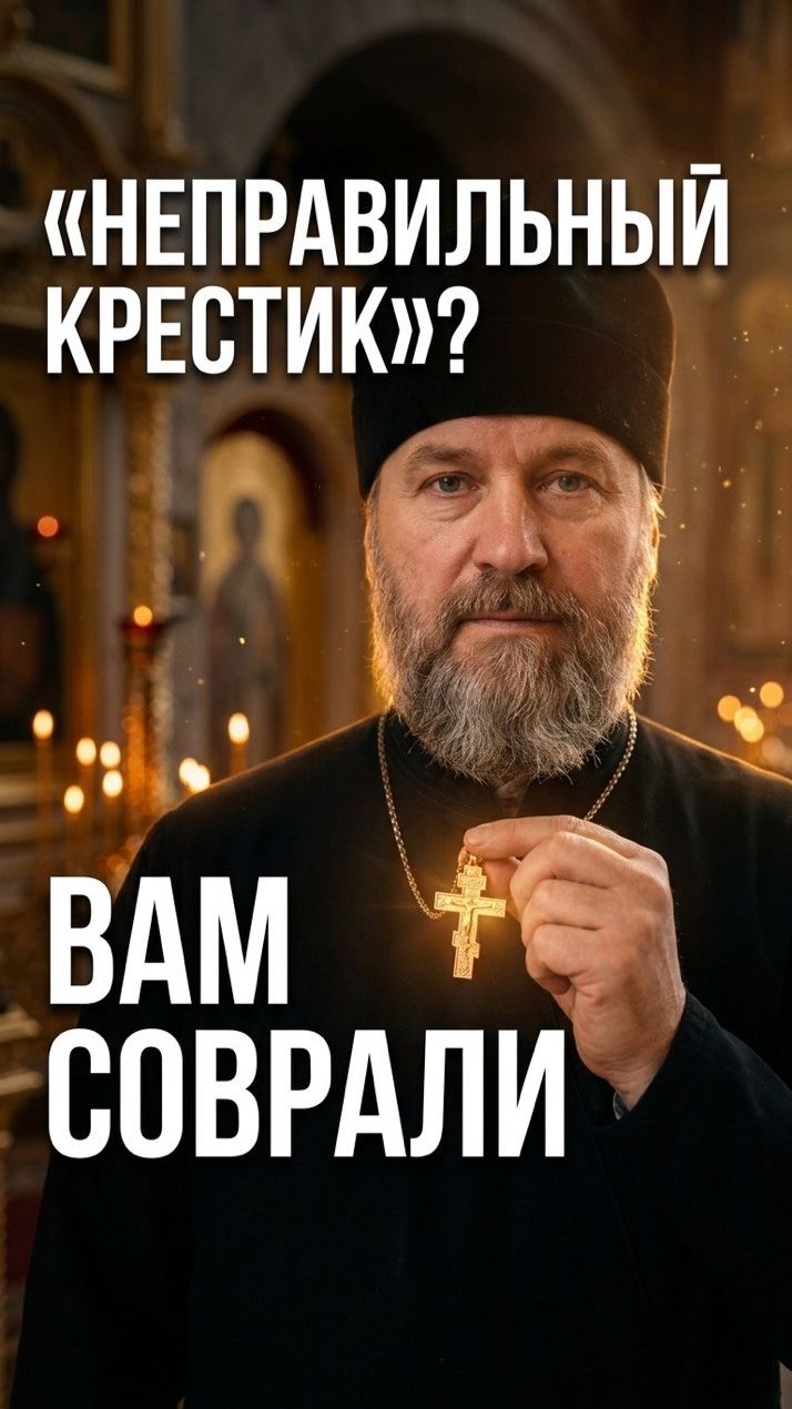 «Неправильный» крестик? Вам соврали