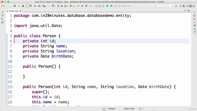 S3.E40- Step 13 - Quick introduction to JPA