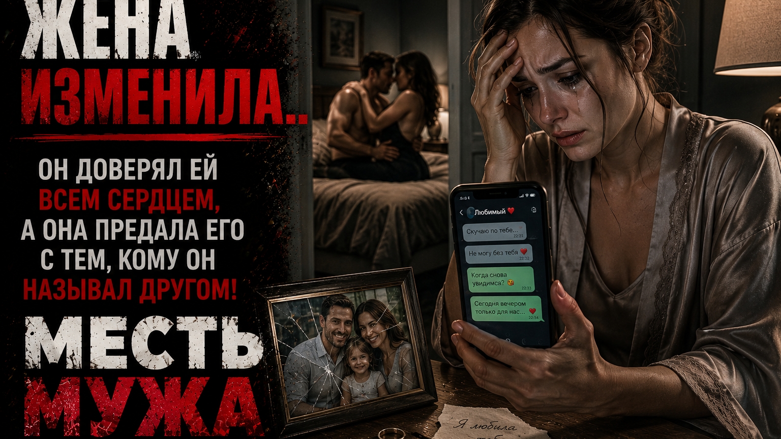 ЖЕНА ИЗМЕНИЛА МУЖА....... МЕСТЬ МУЖА